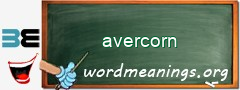 WordMeaning blackboard for avercorn